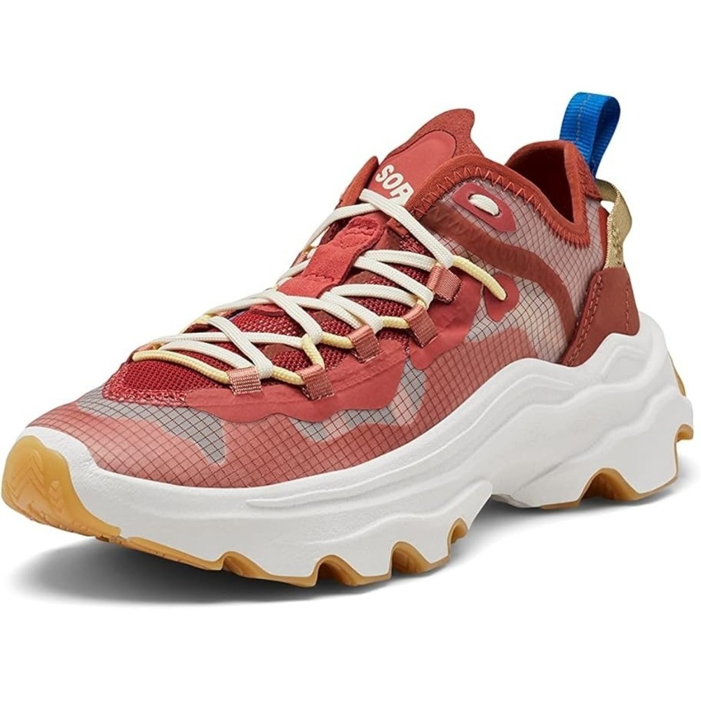 Sorel® (Women's 5.5) Kinetic™ Breakthru Tech Lace Sneakers in Warp Red, Glaze